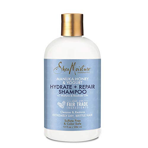 Shea Moisture Shampoo Hydrate and Repair for Damaged Hair with Manuka Honey and Shea Butter