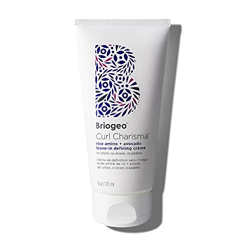 Briogeo Curl Charisma Curl Cream, Anti Frizz Hair Styling Products for Curly Hair, Curl Creme Moisturizer for Wavy Hair