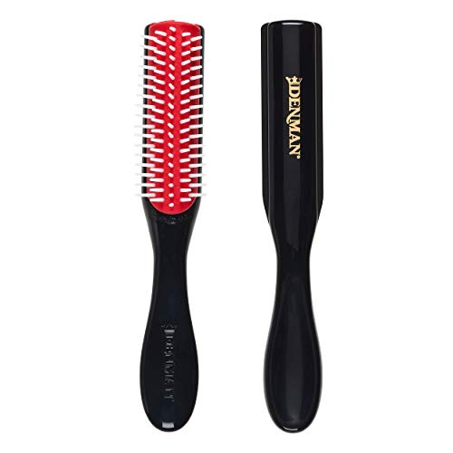 Denman Curly Hair Brush D14 (Black) 5 Row Styling Brush