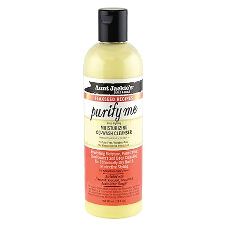 Aunt Jackie's Flaxseed Recipes Purify Me Frizz-Fighting Moisturizing Co-Wash