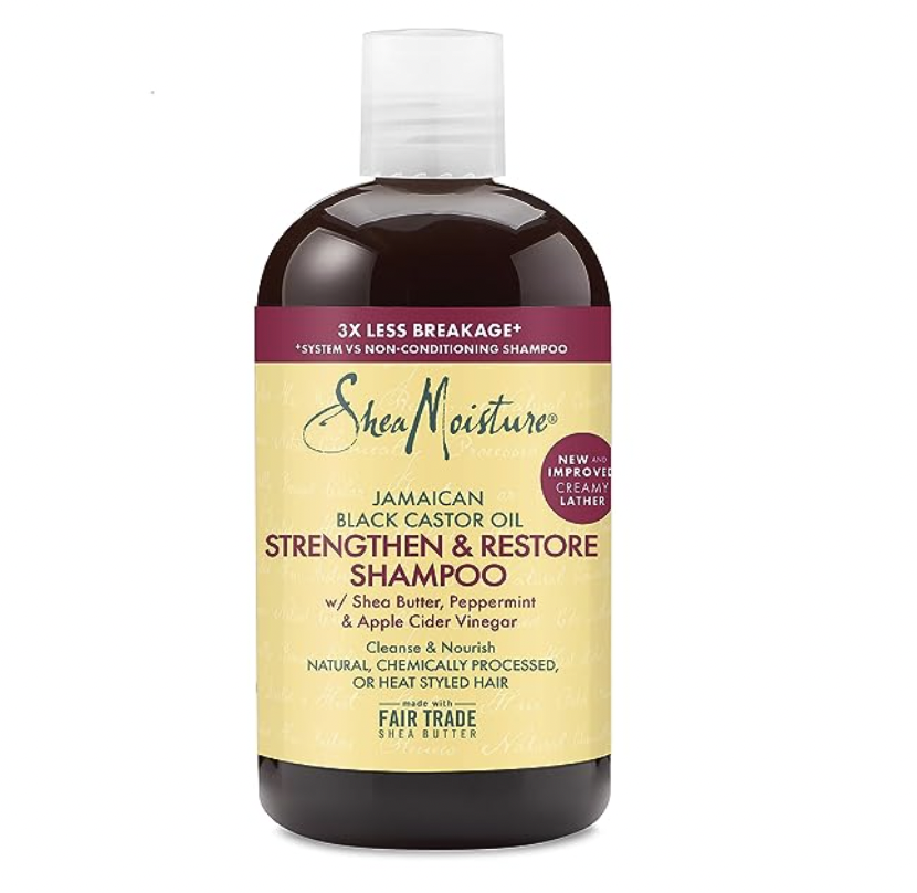 Shea Moisture Strengthen and Restore Shampoo 100% Pure Jamaican Black Castor Oil